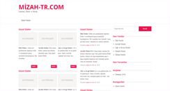 Desktop Screenshot of mizah-tr.com